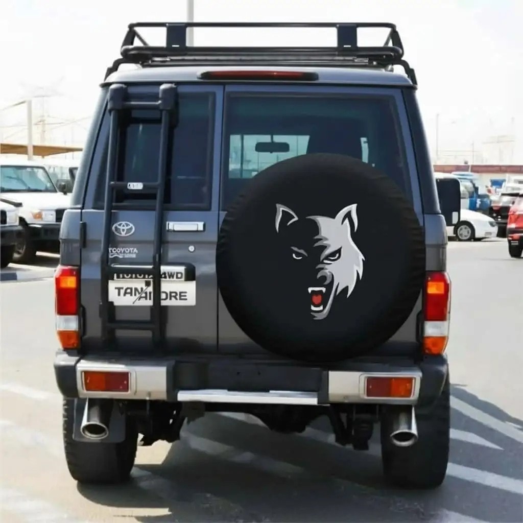 Wolf Designed Spare Wheel Tire Cover
